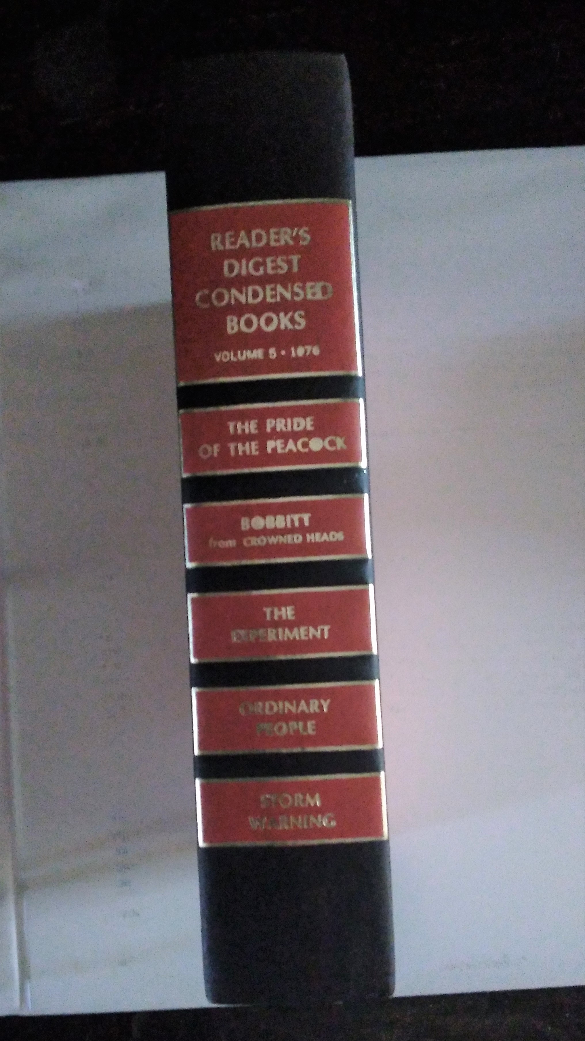 Reader's Digest Condensed Books: Volume 5 1976