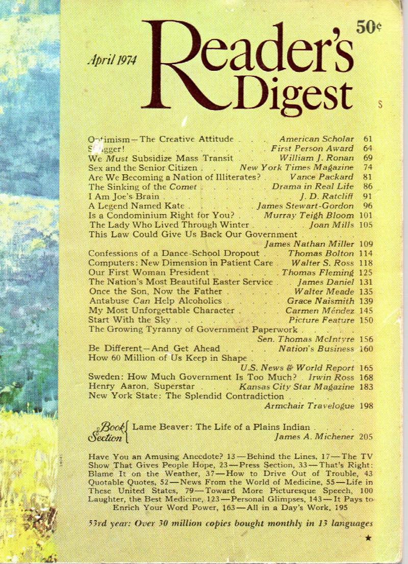 Reader's Digest – January 1942 – Weirdsgn